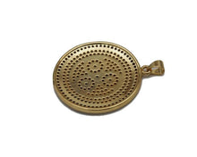 Load image into Gallery viewer, Colorful CZ Round Coin Charm, Sku#LK608