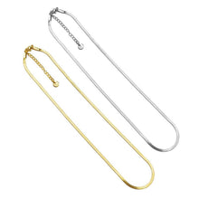 Load image into Gallery viewer, Dainty herringbone Chain Necklace, sku#B336