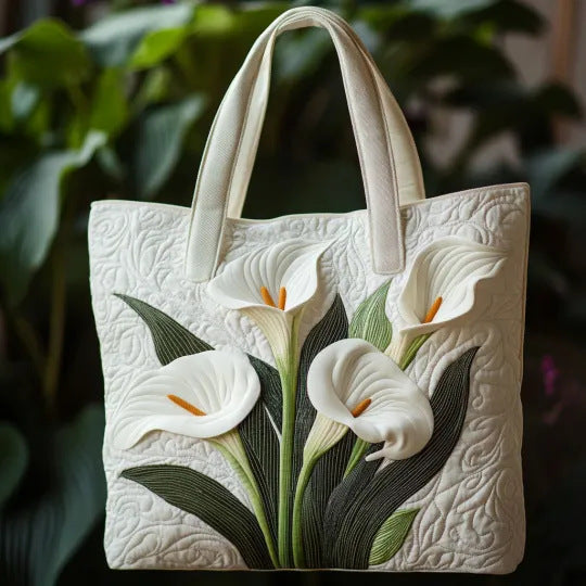 Women's Trendy Printed Tote & Shoulder Bag - Canvas Lined Oxford Cloth