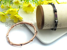 Load image into Gallery viewer, CZ Rivet Stud Bangle Bracelet, Sku#X40