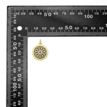 Load image into Gallery viewer, Brown Enamel Flower Charm, Sku#LX803