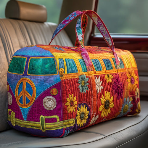 Quilted Embroidery Travel Tote Bag - Multifunctional Sports & Fitness Duffle for Women & Men