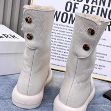Load image into Gallery viewer, Women's Non-Slip Thick Sole Winter Snow Boots - Warm PU Leather Platform Boots