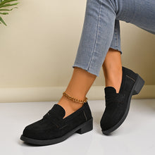 Load image into Gallery viewer, Women's Vintage Suede Loafers - British Style Slip-On Shoes