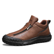 Load image into Gallery viewer, Men's Side Zipper Loafer Shoes – Soft Sole Casual Slip-On with Rubber Outsole | Sizes EU 39–44
