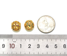 Load image into Gallery viewer, CZ Ball Spacer Beads, Ball Charms, Sku#LD199