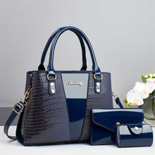 Load image into Gallery viewer, Crocodile Pattern PU Crossbody Bag Set