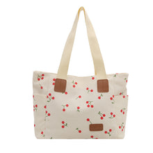 Load image into Gallery viewer, Women's Minimalist Canvas Tote Shoulder Bag – Black, White &amp; Pink | Sarah Express
