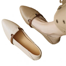 Load image into Gallery viewer, Women's French-Style Suede Low-Heel Pointed Toe Shoes - Elegant Casual Sheepskin Flats