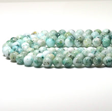 Load image into Gallery viewer, Genuine Green Chrysocolla Round Smooth Beads, 6mm/8mm/10mm, Sku#U1581
