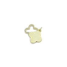 Load image into Gallery viewer, Double CZ Enamel Flower Charm Pendant, Sku#LD704