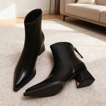 Load image into Gallery viewer, Chanel-Inspired Pointed-Toe Boots