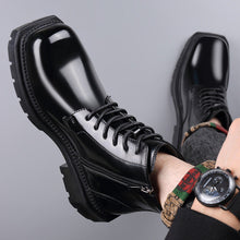 Load image into Gallery viewer, Women's Insulated Side Zipper Boots - Wedge Heel High Shaft Winter Boots with Rubber Sole