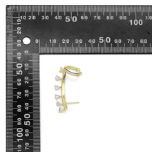 Load image into Gallery viewer, Gold Triangle Dangle Ear Climber, Sku#A115
