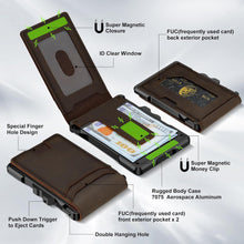 Load image into Gallery viewer, RFID Blocking Metal Card Holder - Anti-Scan Slim Wallet for Men &amp; Women