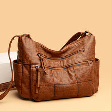 Load image into Gallery viewer, Women's Solid Color Crossbody Shoulder Bag - PU Leather Casual Handbag