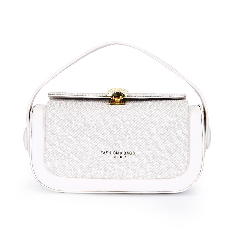Women's Small Square Crossbody Bag - PU Leather Shoulder Bag with Phone Pocket