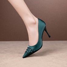 Load image into Gallery viewer, Pointed Toe Stiletto Heels