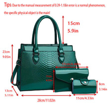 Load image into Gallery viewer, Women's 3-Piece PU Leather Crossbody Tote Bag Set - Versatile Shoulder Handbag with Multiple Compartments