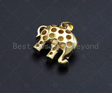 Load image into Gallery viewer, Enamel Thailand Elephant charm, Black White Red Turquoise Enamel Pendant, Enamel Elephant charm, Animal  jewelery, 19x22mm,sku#LK63