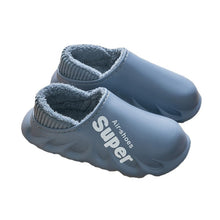 Load image into Gallery viewer, Waterproof Faux Fur Lined Cotton Slippers