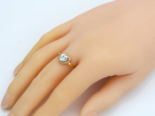 Load image into Gallery viewer, Diamond CZ Heart Ring,X236