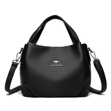 Load image into Gallery viewer, Women's High-Capacity Lychee Texture Tote Bag – Composite Cowhide Shoulder Bag