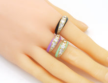 Load image into Gallery viewer, Diamond Enamel Ring, Sku#X355