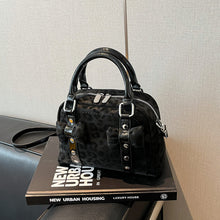 Load image into Gallery viewer, Women's PU Leather Pillow Bag – Crossbody &amp; Handheld Purse with Rivet Detail