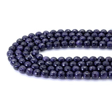 Load image into Gallery viewer, Blue Goldsstone Round Faceted Beads, Sku#U1791