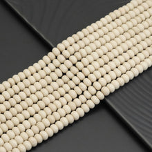 Load image into Gallery viewer, 5x8mm Rondelle Smooth Wood Agate Beads, Sku#U1963