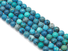 Load image into Gallery viewer, Genuine High Quality Chryscolla Round Smooth Beads, Sku#U1383