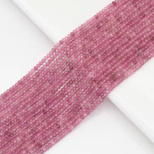 Load image into Gallery viewer, 3x4mm Strawberry Quartz Faceted Rondelle Beads, Sku#U1705