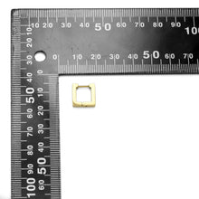 Load image into Gallery viewer, Gold Square Geometry Huggie Earrings, Sku#A256