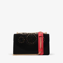 Load image into Gallery viewer, The Infanta Black Spike Leather Handbag