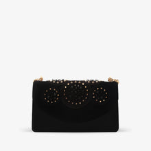 Load image into Gallery viewer, The Infanta Black Spike Leather Handbag