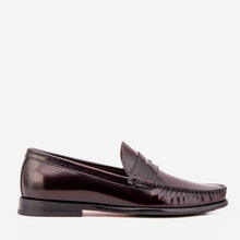 Load image into Gallery viewer, The Belmont Burgundy Polished Leather Men Loafer