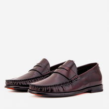 Load image into Gallery viewer, The Belmont Burgundy Polished Leather Men Loafer