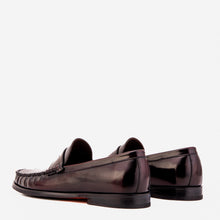 Load image into Gallery viewer, The Belmont Burgundy Polished Leather Men Loafer