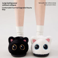 Load image into Gallery viewer, Cozy Cat Slippers with Fleece Lining - Warm Indoor House Shoes for Women &amp; Men