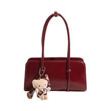 Load image into Gallery viewer, Women's Vintage Pendant Underarm Bag - PU Leather Crossbody Handbag with Adjustable Strap