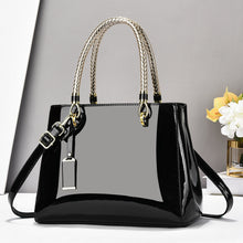 Load image into Gallery viewer, Fashionable Patent Leather Glossy Handbag Large-Capacity Casual Shoulder Crossbody Bag