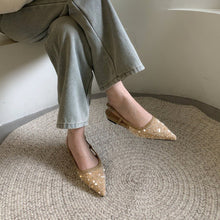 Load image into Gallery viewer, Women's Sequin Pointed-Toe Pumps | Elegant French-Style Heels