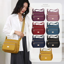 Load image into Gallery viewer, Multi-Compartment Oxford Shoulder Bag