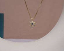 Load image into Gallery viewer, CZ North Star Charm, Sku#LX42