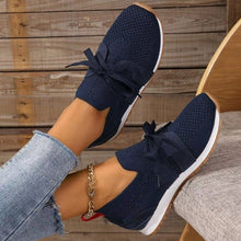 Load image into Gallery viewer, Women's Lace-Up Mesh Flats | Breathable Casual Walking Wedge Shoes