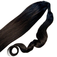 Load image into Gallery viewer, Natural Black 100% Human Hair Ponytail Extension