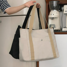 Load image into Gallery viewer, Large Oxford Tote Bag | Convertible Crossbody &amp; Shoulder Bag