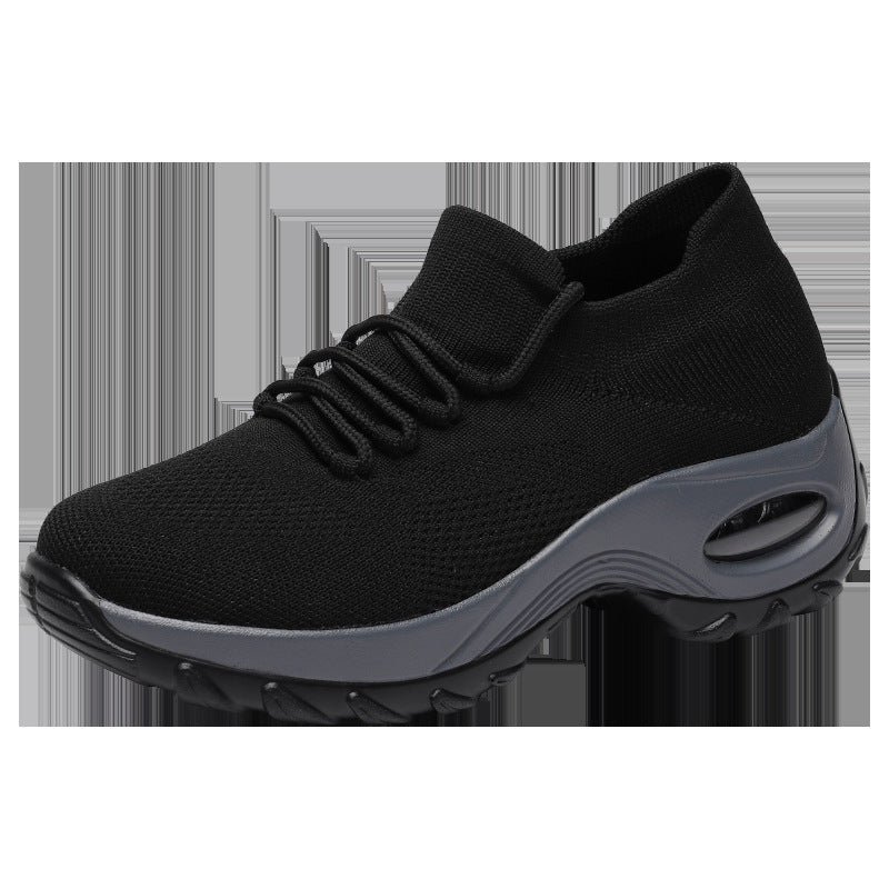 Flying Knit Platform Sneakers