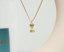 Load image into Gallery viewer, CZ Funnel Charm, Sku#FH195